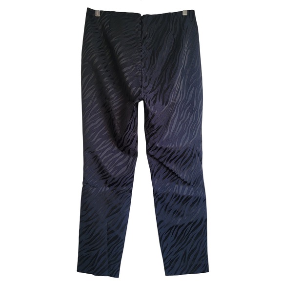 NWT‎ rag & bone Black Simone Zebra Pants High Rise Cropped Size 12 - Picture 8 of 13